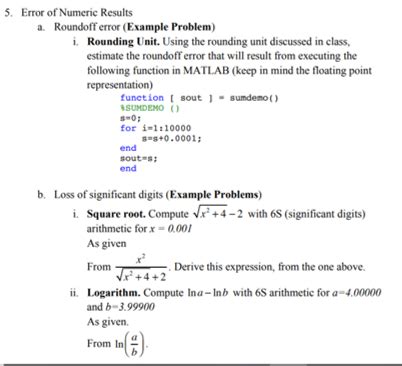 Image result for Round Off Error Graph