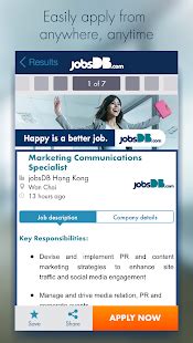 jobsDB SG - Get jobs in Singapore job search app for Android - APK Download