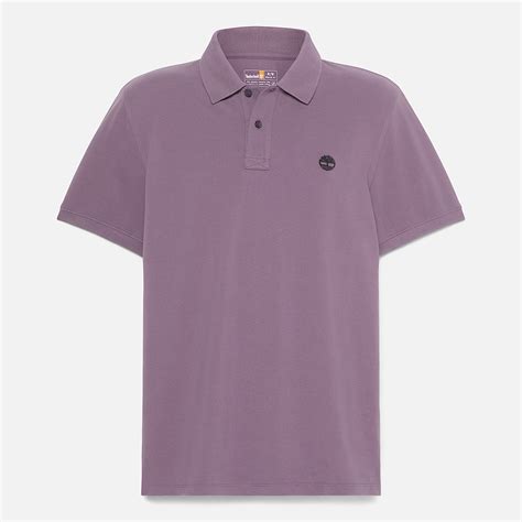 Millers River Pique Polo Shirt for Men in Purple