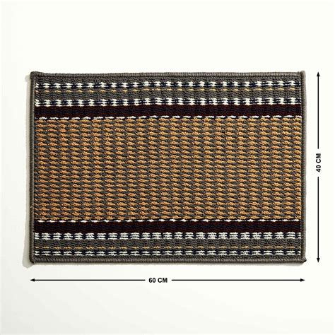 Buy Freda Zebra Polypropylene Tufted Doormat - 60x40cm from Home Centre ...