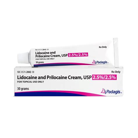 Lidocaine/Prilocaine HCl, 2.5%, Cream, 30gm Tube | McGuff
