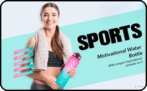 AVDIP Unbreakable Silicone Water Bottle, Motivational Water Gallon with ...