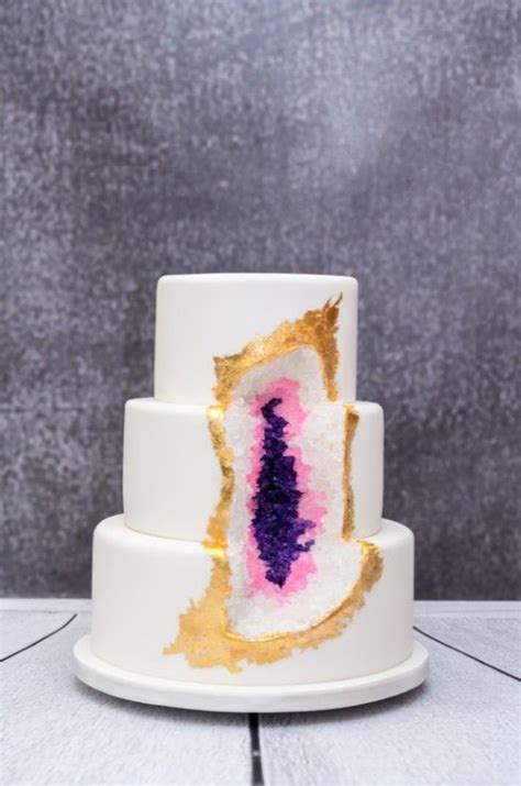 Cake Decorating: Amethyst Geode Cake with Chef Allen, Prescott Farm ...