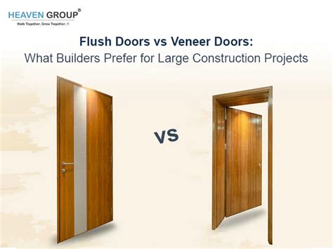 Flush Doors vs Veneer Doors for Large Construction Projects