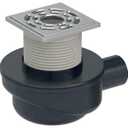 Geberit Aquorea floor drain with inlet funnel made of PP, d50, slotted ...