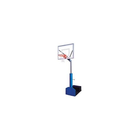 Rampage III Steel-Acrylic Portable Basketball System, Maroon at Lowes.com