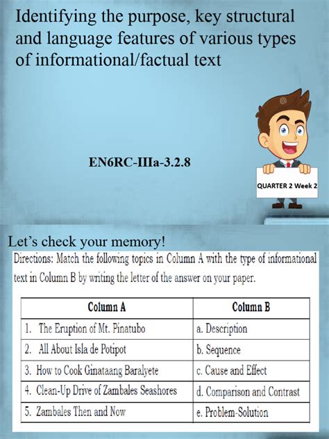 Image result for Factual Text Types Examples