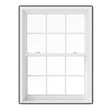Pella 150 Series White White Vinyl Replacement Double Hung Window Low-E ...