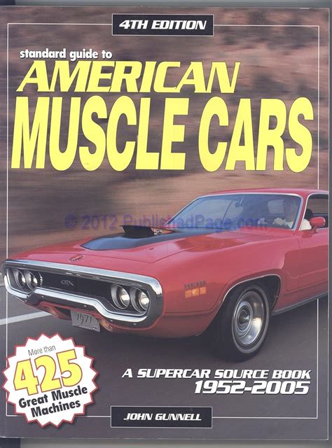 Buy Standard Guide to American Muscle Cars: A Supercar Source Book 1960 ...
