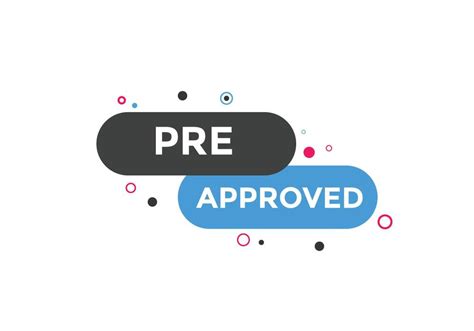 Image result for Pre-Approved Vector