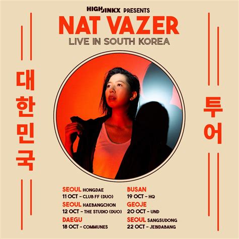 Nat Vazer w/ Leaves Black + Gino Brann @ HQ, Busan, Hq Bar, Busan, 19 ...
