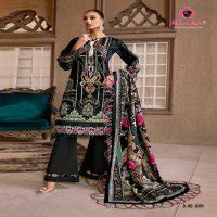 NAFISA SAFINA KARACHI SUITS VOL 9 PAKISTANI CASUAL WEAR DRESS MATERIAL ...