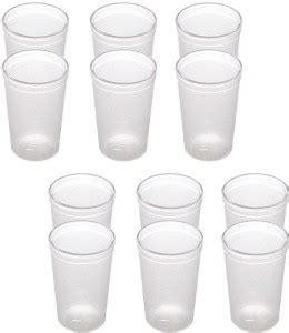 Everbuy (Pack of 12) Odorless BPA Free Dishwasher Safe Stackable ...