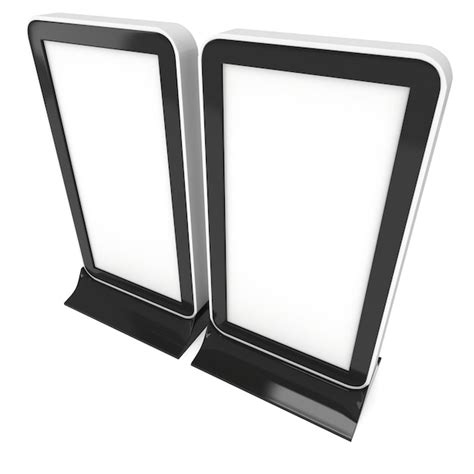 Trade show booth lcd screen stand | Premium Photo