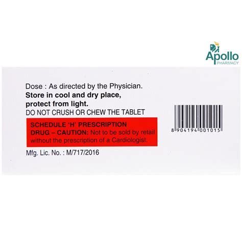 Carca CR 20 Tablet 15's Price, Uses, Side Effects, Composition - Apollo ...