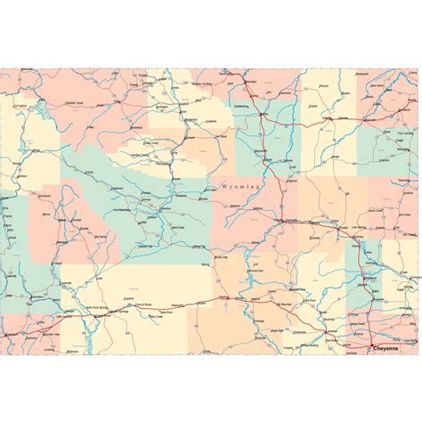 Road Atlas Of Wyo