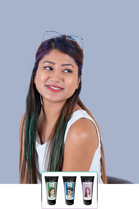 Buy Colorisma Mermaid Green + Galaxy Blue + Plush Purple, Temporary 1 ...