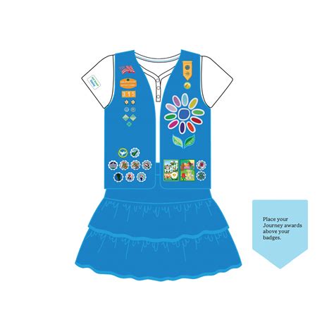 Girl Scout Daisy Tunic Layout