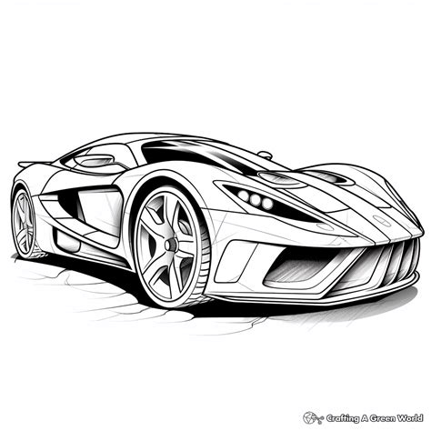 Cool Car Coloring Pages - Free & Printable!