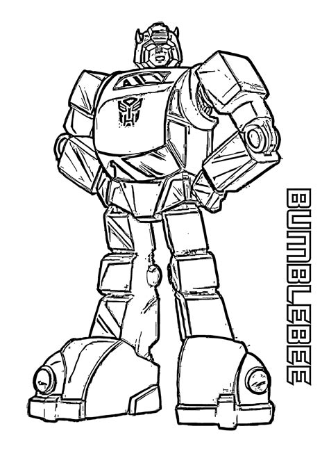 Bumblebee Printable Color Pages - Free Printable Coloring Pages