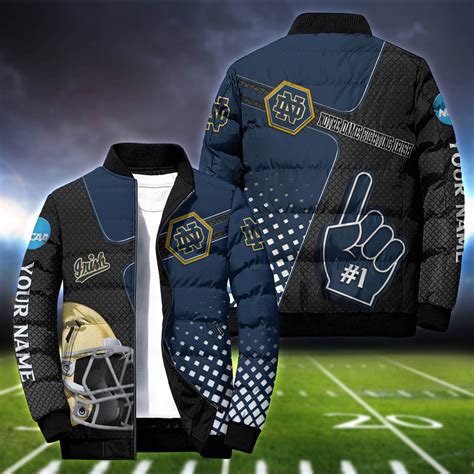 Notre Dame Fighting Irish Personalized Outdoot Coat Puffer Jacket ETHY ...
