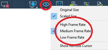 Frame Rate Control Display 的图像结果