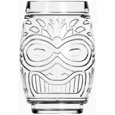 Buy Smartserve Fiji Cocktail/Mocktail Glasses Hawaiian Style Tiki Mugs ...