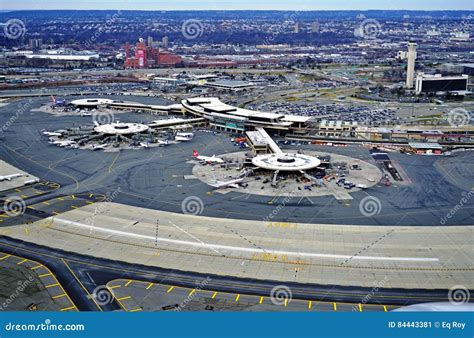 Aerial View of the Newark Liberty International Airport Editorial Photo ...