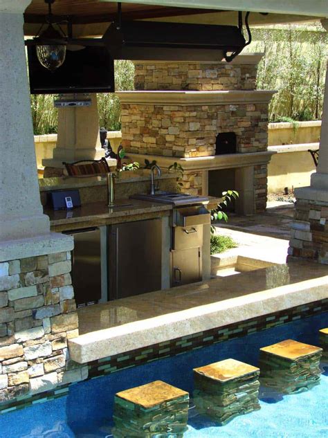 33 Mega-Impressive swim-up pool bars built for entertaining