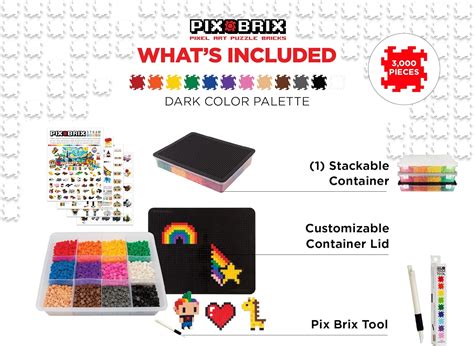 PixBrix Pix Brix Pixel Art Puzzle Bricks – 3,000 Piece India | Ubuy