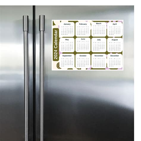 Buy Stara KIDSYear at a Glance 2024 for Fridge - Colorful | 2024 ...