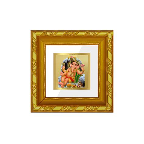 24K Gold Plated Bal Ganesha Wall Hanging for Puja Space – PujaShoppe