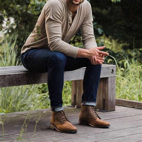 Men's Captain Lace-Up Boot In Burnt Copper - Thursday Boot Company ...