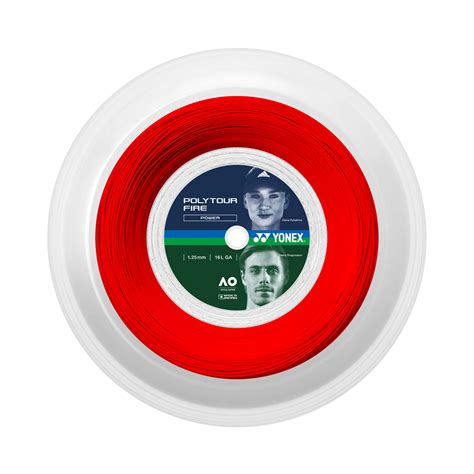 Yonex Poly Tour Fire 1.25mm Reel 16L GA 200M Tennis String