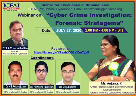 ICFAI Webinar: Cybercrime Investigation: Forensic Stratagems [27th July]