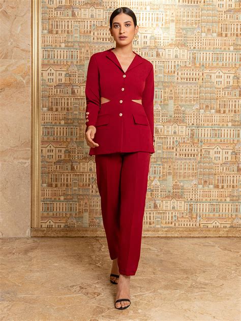 Pant-Suit for Women | High-End Pant-Suit Set Online - B'Infinite