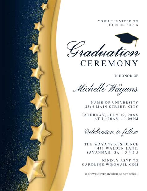Image result for Graduation Reception Invitation