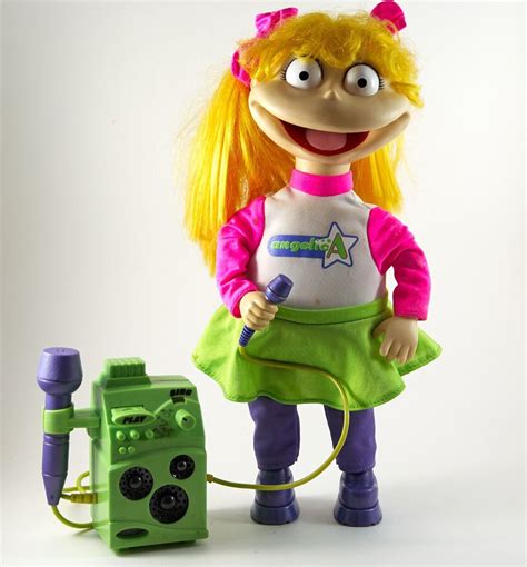 Viacom Rugrats Doll Angelica Sing-N-Swing Karaoke 14" Works From 2000 ...