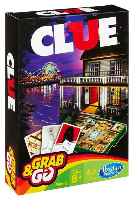 Buy Hasbro Gaming Clue Grab & Go Game (Travel Size) Online at Best ...