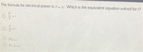 Image result for Electrical Formula P VIP