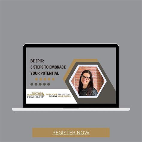 Be EPIC: 3 Steps to Embrace Your Potential, March 23 2023 | AllEvents ...