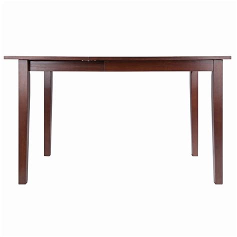 Winsome Wood Perrone Walnut Transitional Extending Drop Leaf Dining ...