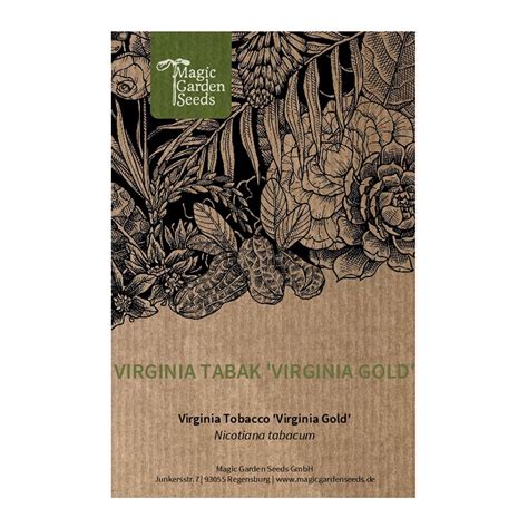 Virginia Tobacco 'Virginia Gold' (Nicotiana tabacum) seeds