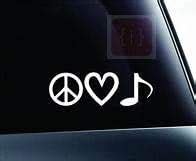 ISEE 360® Music Symbol car Stickers for Rear Glass,Windows,Bumper ...