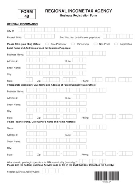 OH RITA 48 - Blank Fillable Template | Fill Out, Print & Download PDF ...