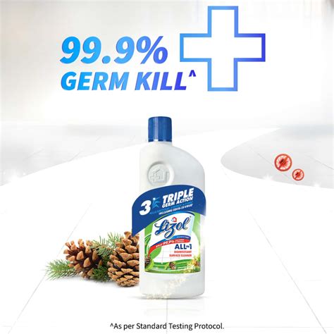 Buy LIZOL PINE DISINFECTANT FLOOR CLEANER LIQUID BOTTLE OF 500 ML ...