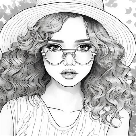Page 73 | Beautiful girl coloring pages Images - Free Download on Freepik
