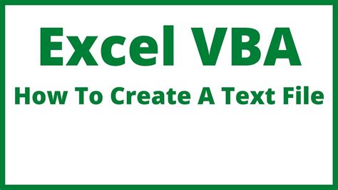 Image result for Create a TXT From Excel File Using VBA