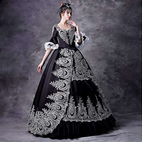 Rococó Victoriano Medieval Vestidos Baile de Máscaras Vestido de fiesta ...