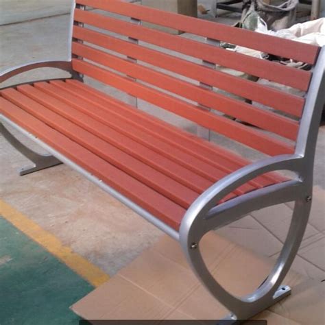 公园椅户外长椅子防腐实木园林椅塑木有无靠背坐椅广场长凳子铸铝